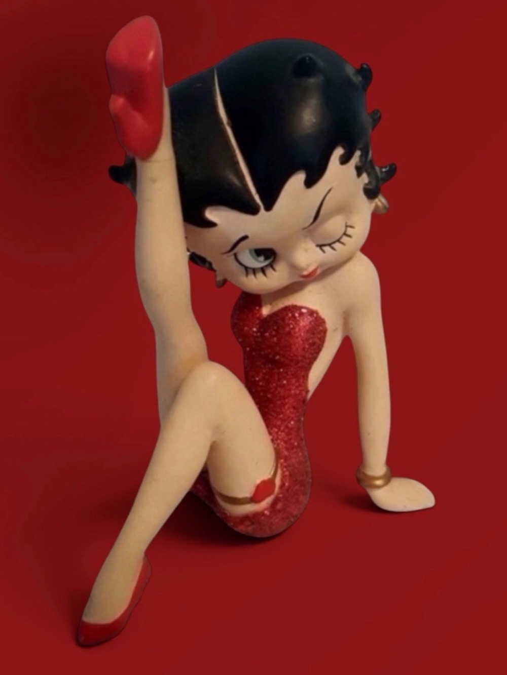 Betty Boop Strike a Right Leg Lift Pose Figurine Original Edition Rare